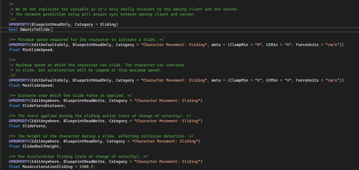 C++ source code for the plugin displayed in Microsoft Visual Studio editor