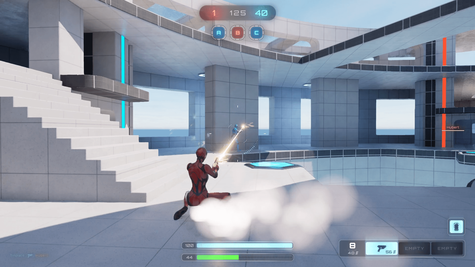 Sprint feature demonstration in Lyra using Unreal Engine and Gameplay Ability System